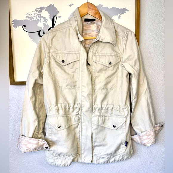 Vintage Cotton Blend Patagonia Womens utility jacket small - Picture 1 of 8